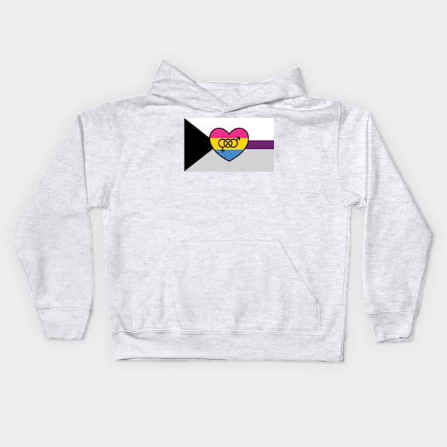 Bi-Demisexual Panromantic Kids Hoodie by reylas81